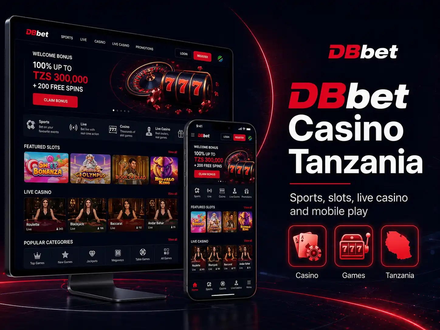 DBbet Casino Tanzania Online Casino Games