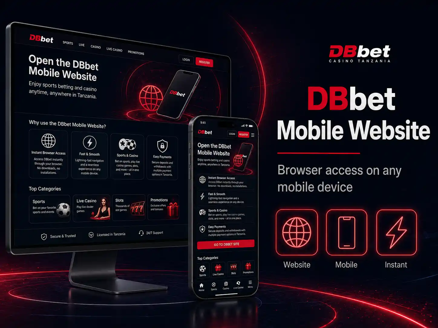 DBbet Mobile Website