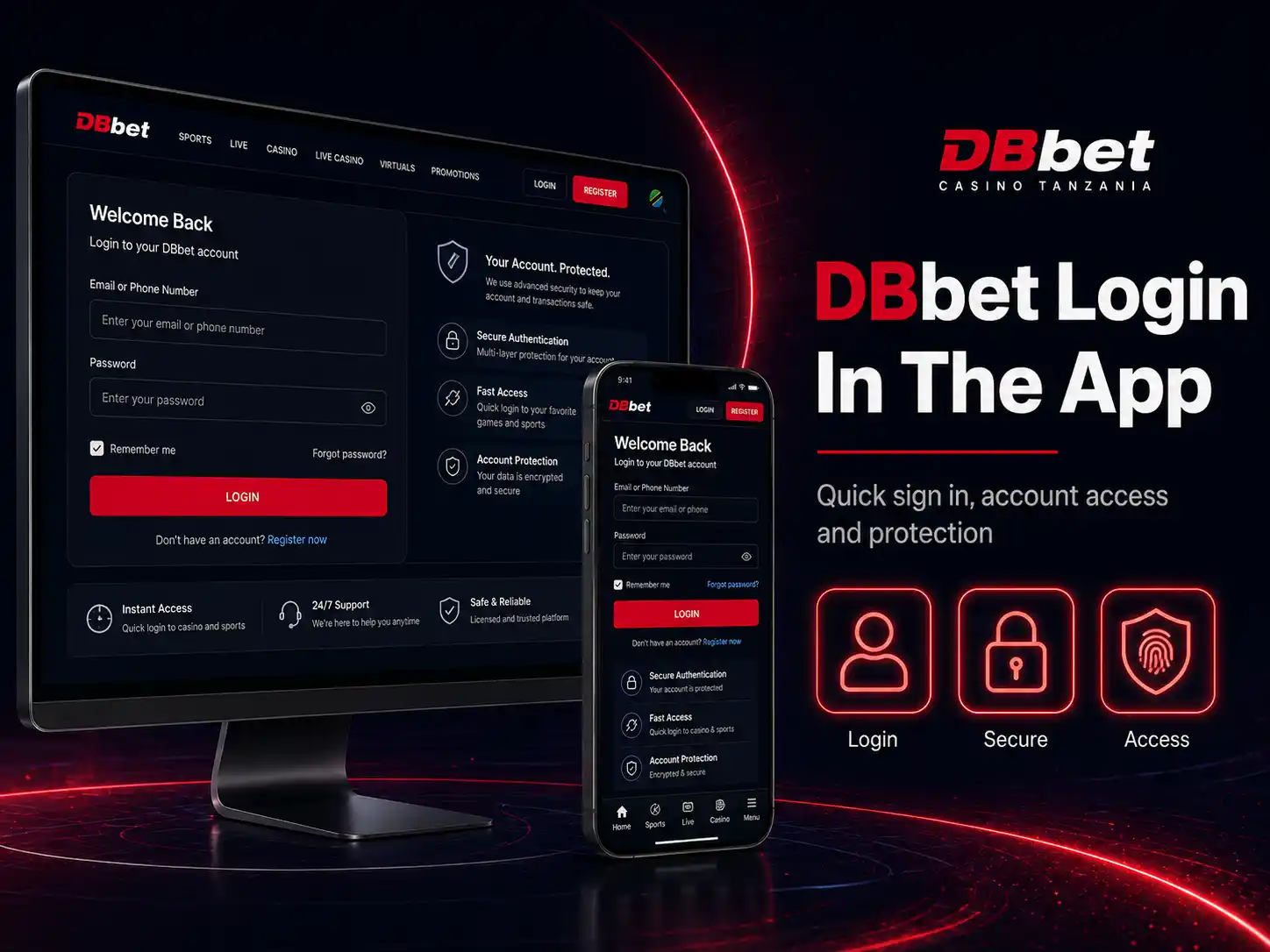 DBbet Login In The App