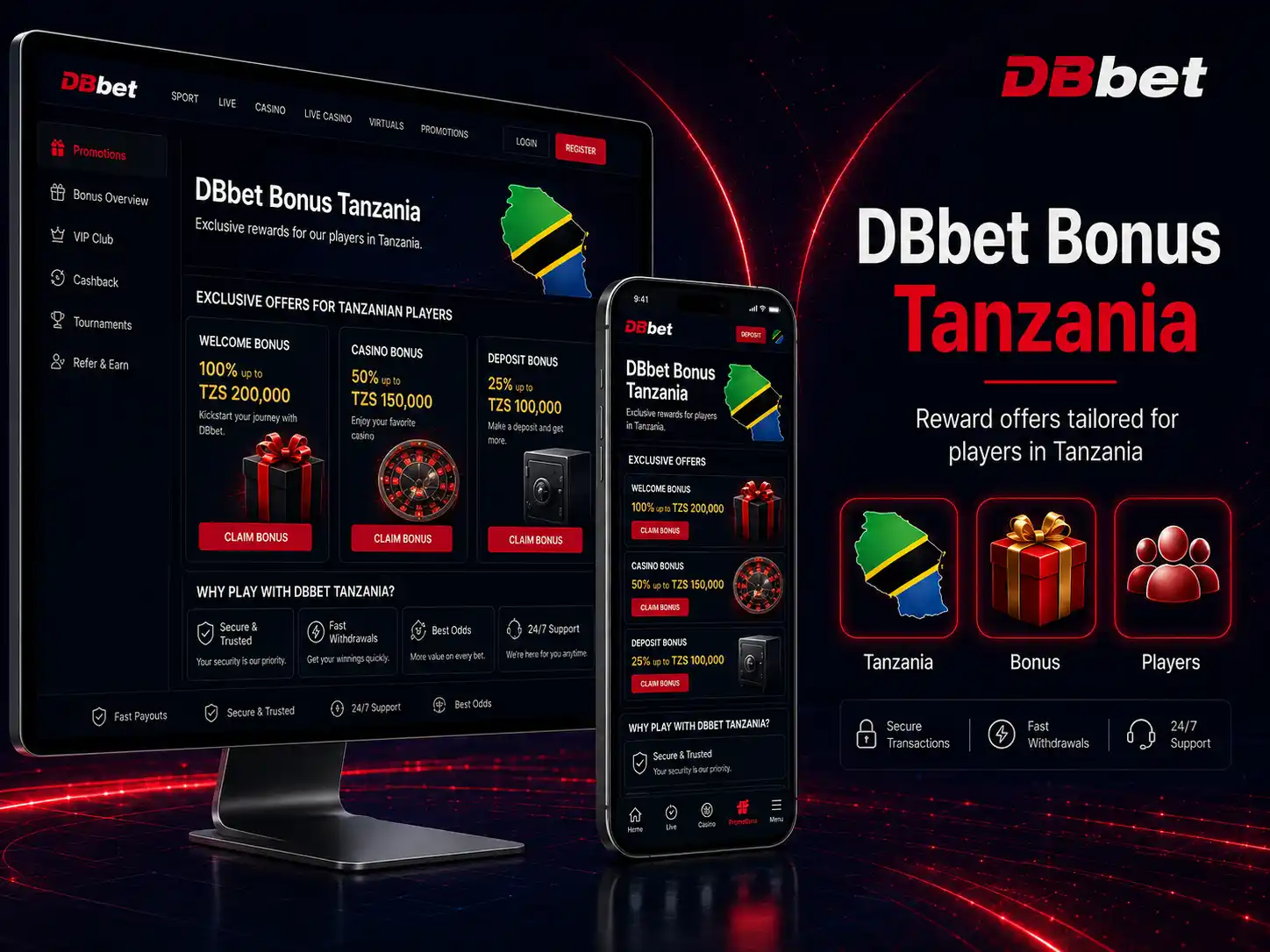DBbet Bonus Tanzania