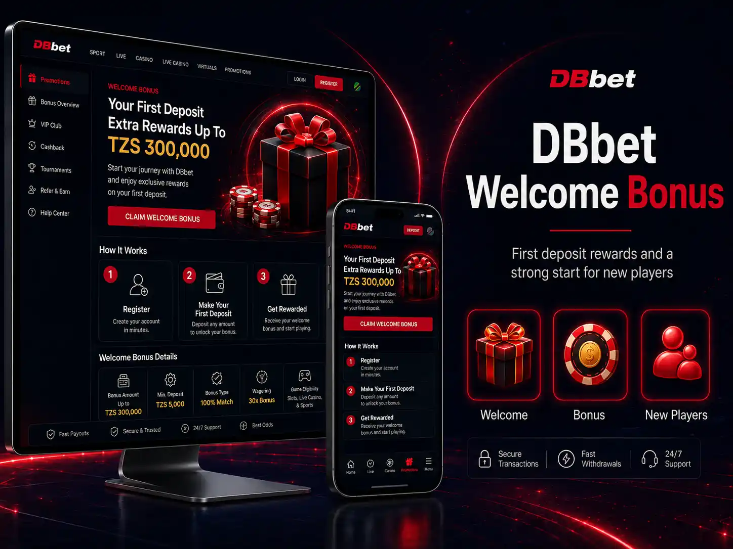 DBbet Welcome Bonus