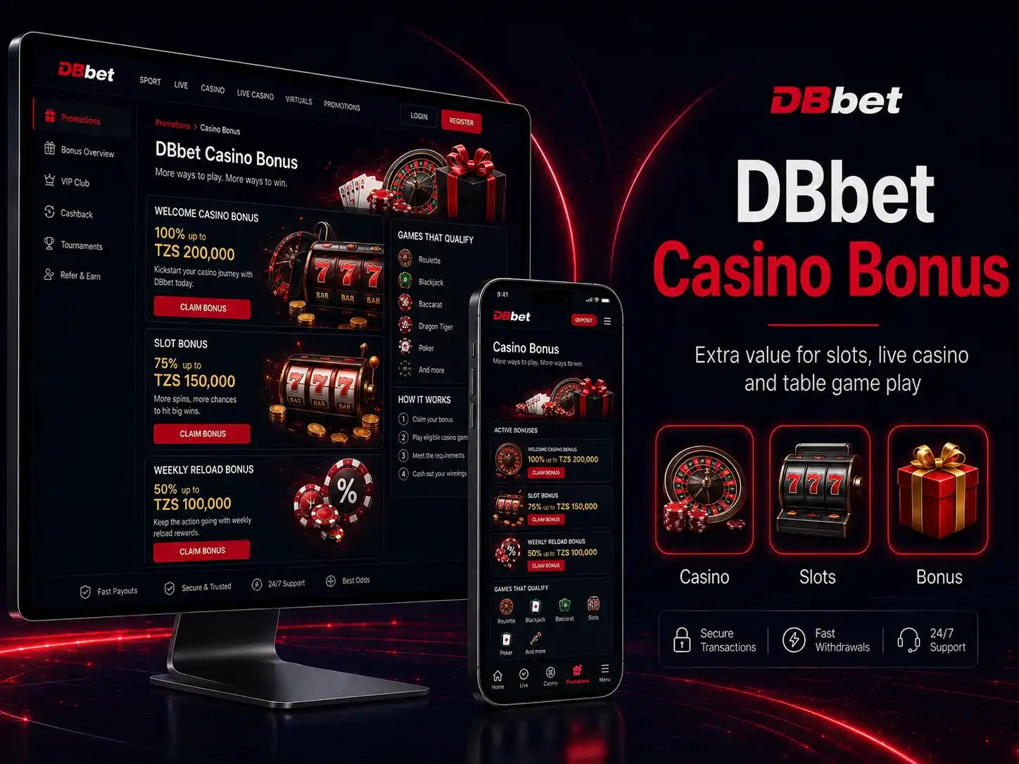 DBbet Casino Bonus
