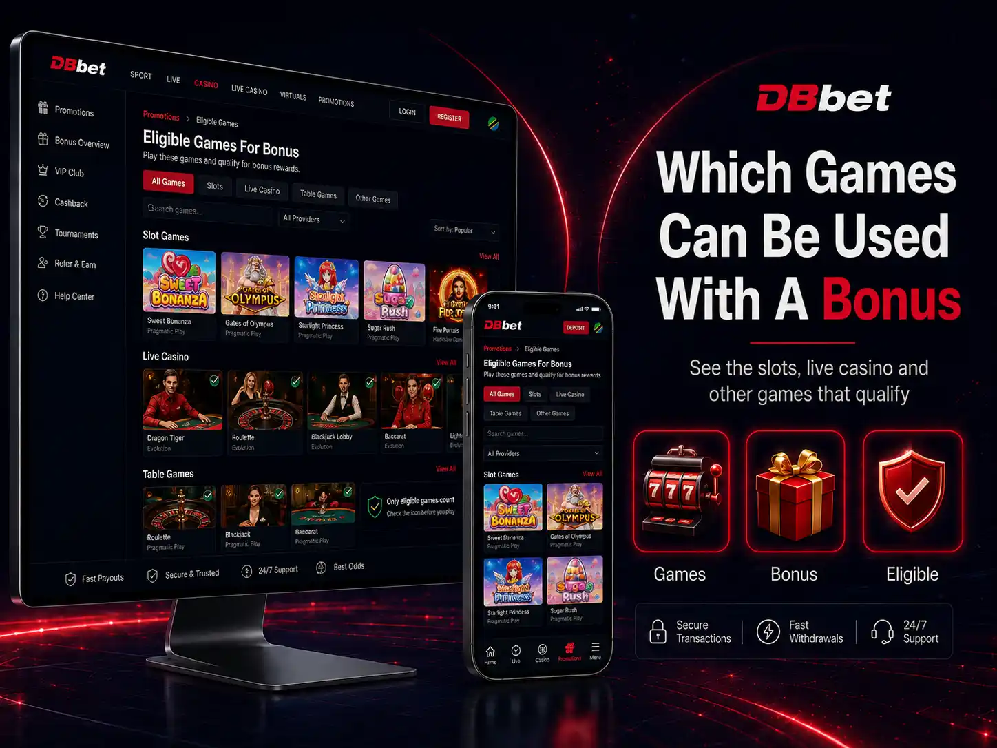 Which Games Can Be Used With A Bonus