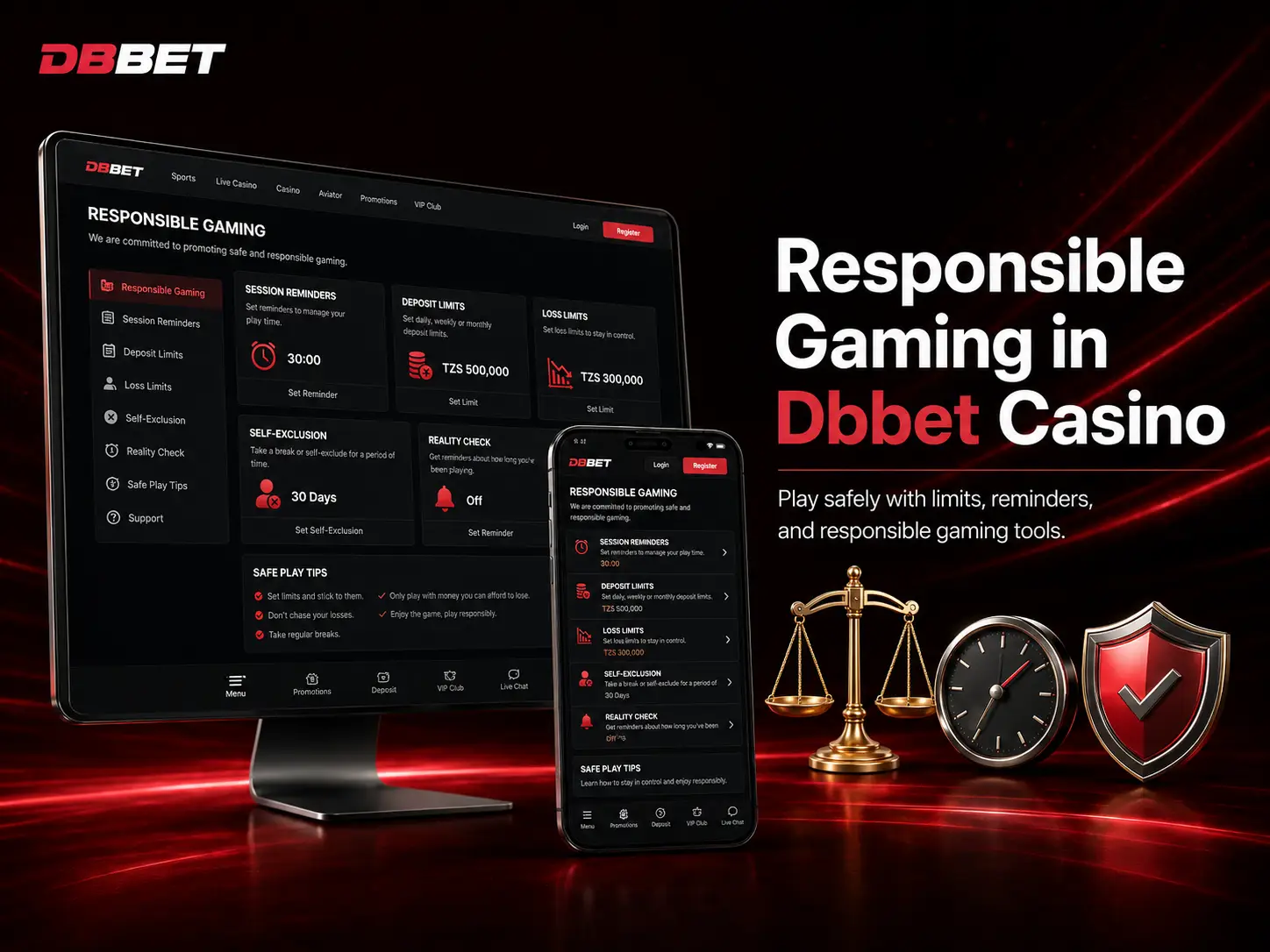 Responsible gaming at dbbet casino