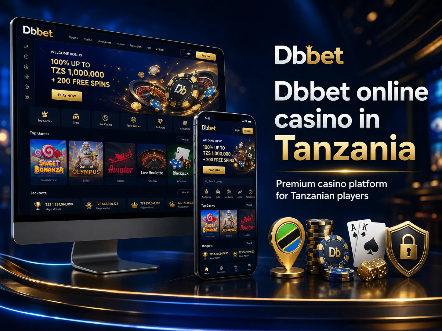 Dbbet Tanzania Mobile Betting and Online Casino