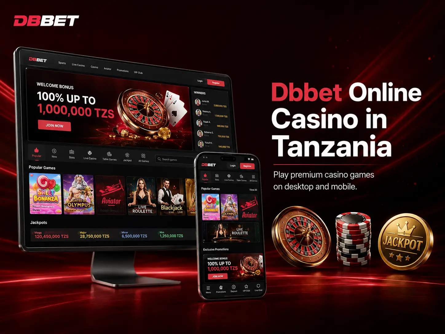 Dbbet Casino Online for Tanzania Players